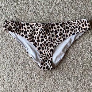 PINK Cheetah Print Cheeky Swim Bottoms